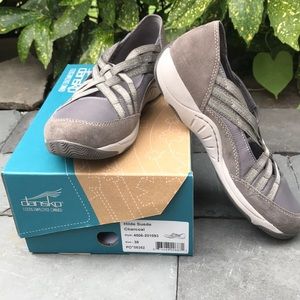 Dansko Hilde Suede & Mesh Comfort Mary Jane Shoes